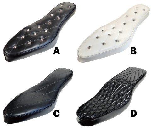 Custom seats / シート ビンテージ ハーレー チョッパー デッド