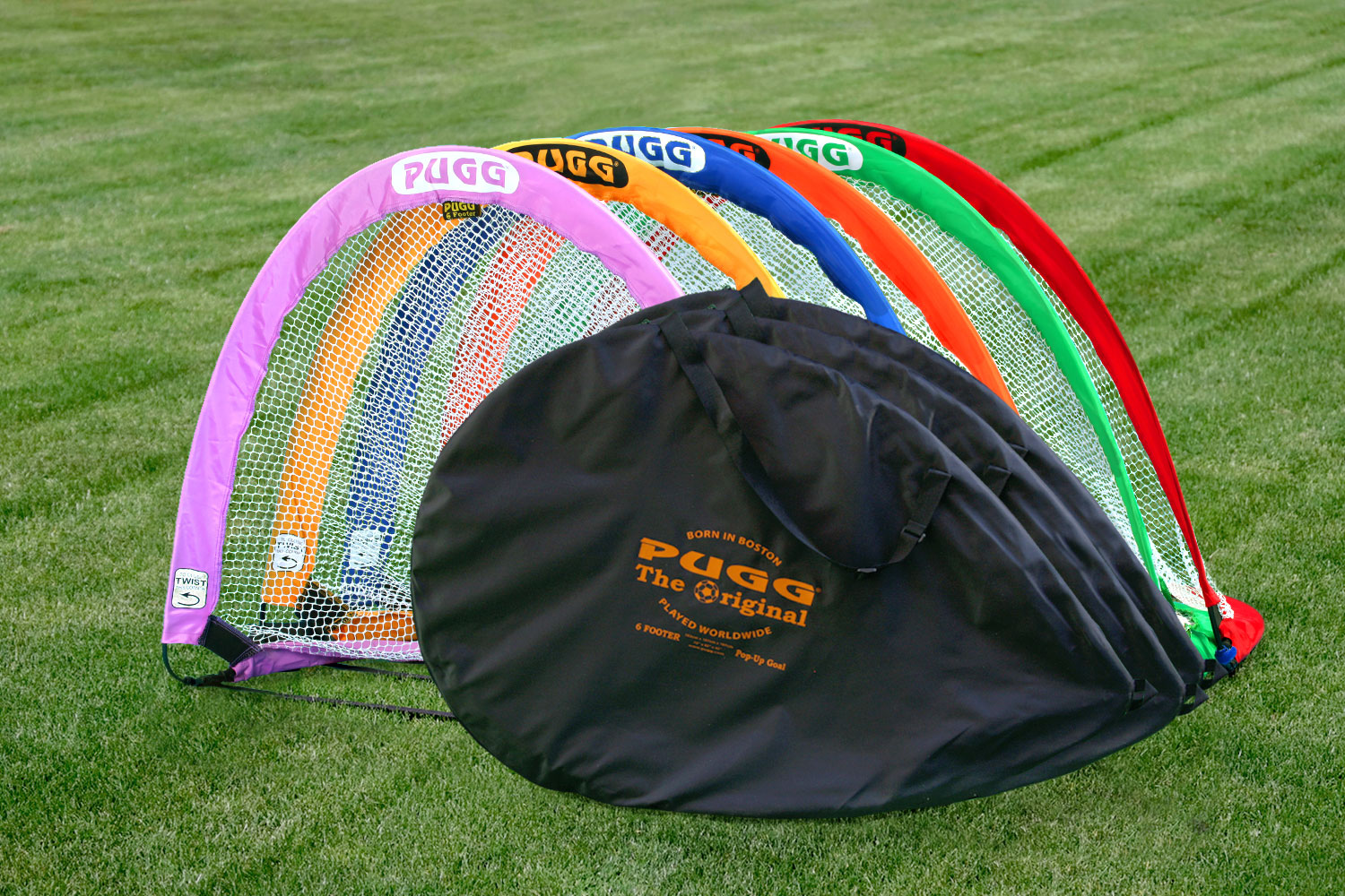 Pugg Goal | 6 Pack of Pop-Up Goals - 6 Footers