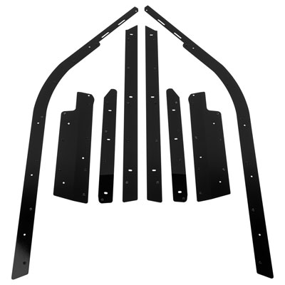 Tusk Zipper-less Upper Door Kit for Kawasaki Teryx KRX4 1000 Models