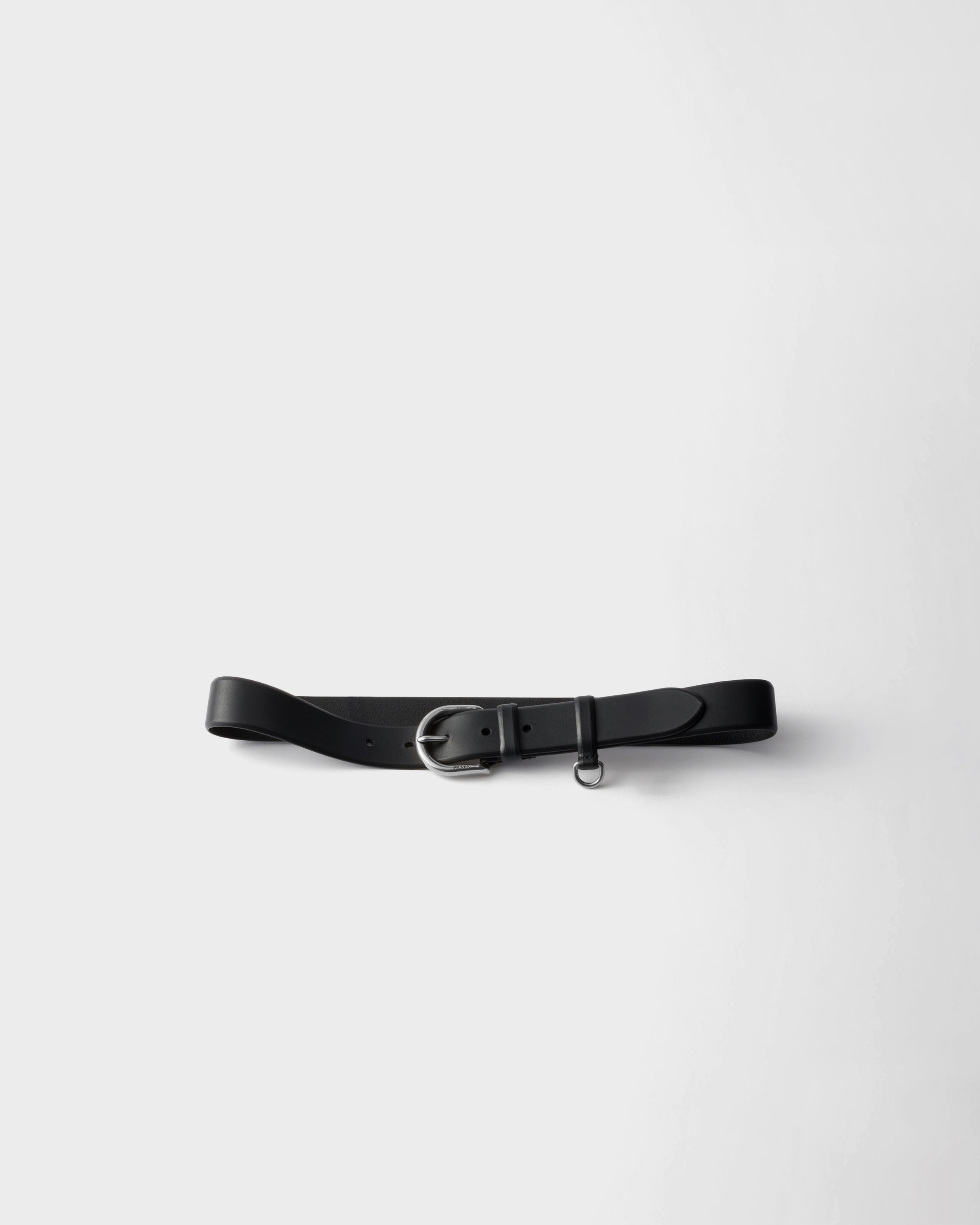 ブラック レザー ベルト | PRADA
