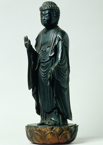 銅造阿弥陀如来立像／千葉県