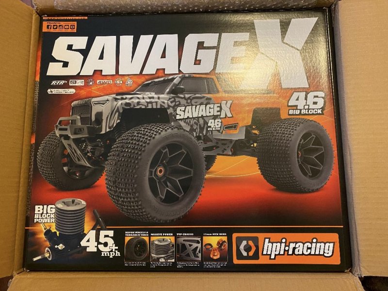 HPI Savage X 4.6 GT-6 1/8th 4WD Nitro Monster Truck