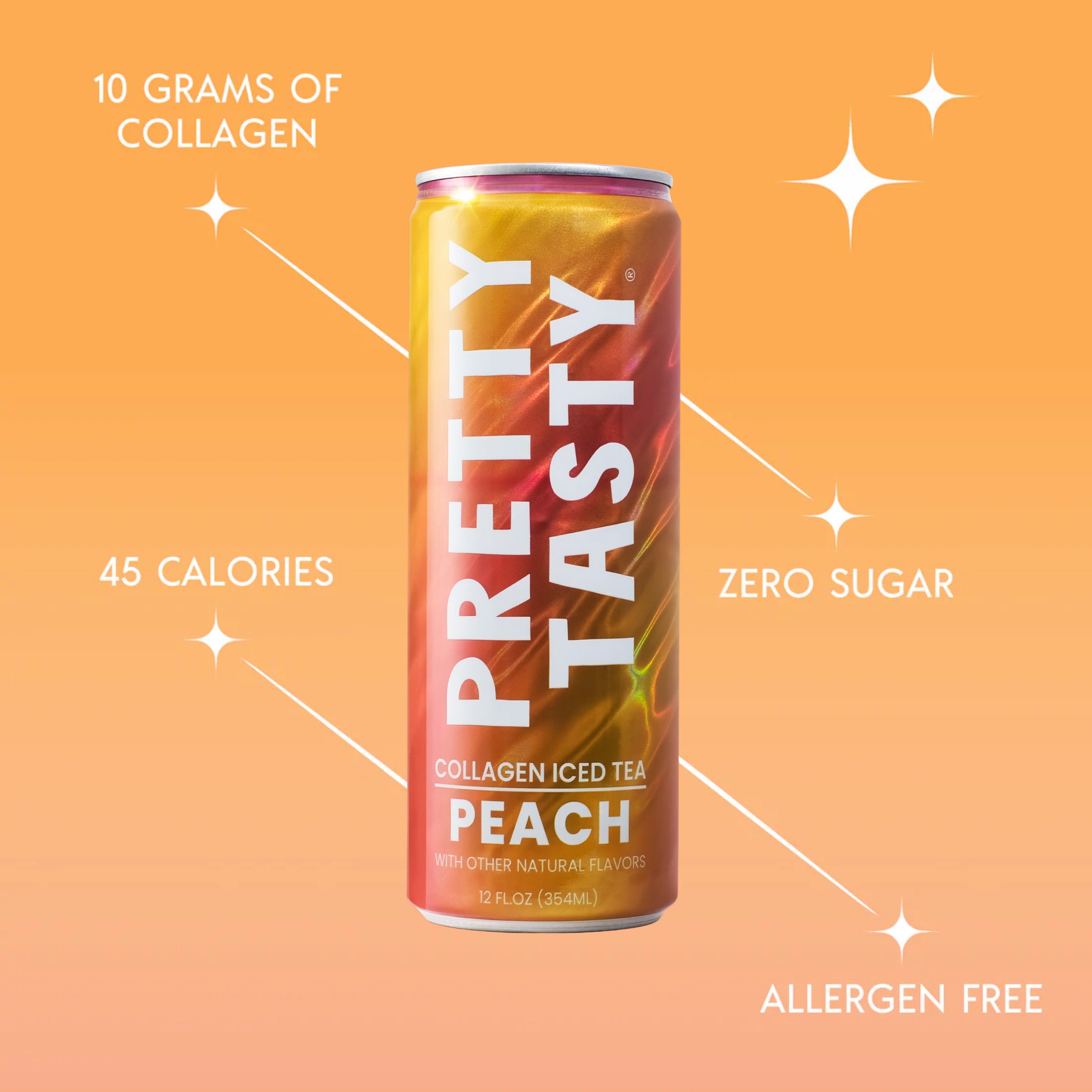 Peach Tea (12 cans) – Pretty Tasty Tea
