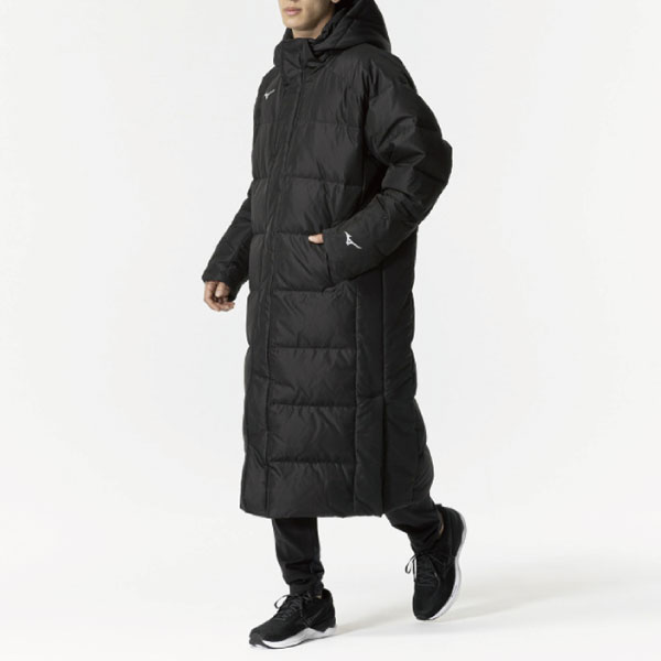 mizuno(ミズノ)ダウンロングコート | オリジナルTシャツのプリントプラン