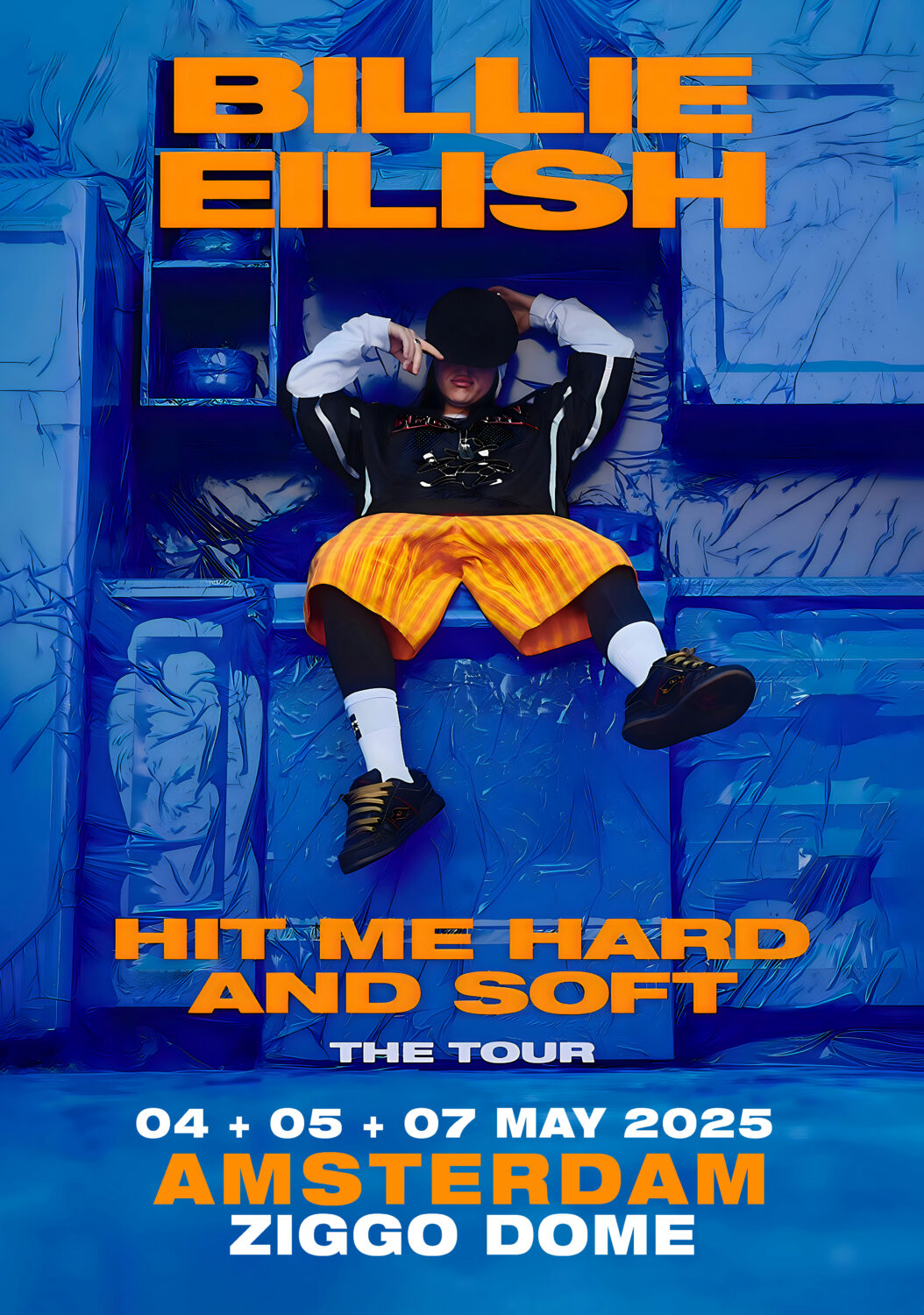 BILLIE EILISH Hit Me Hard & Soft 2025 Tour: AMSTERDAM Poster