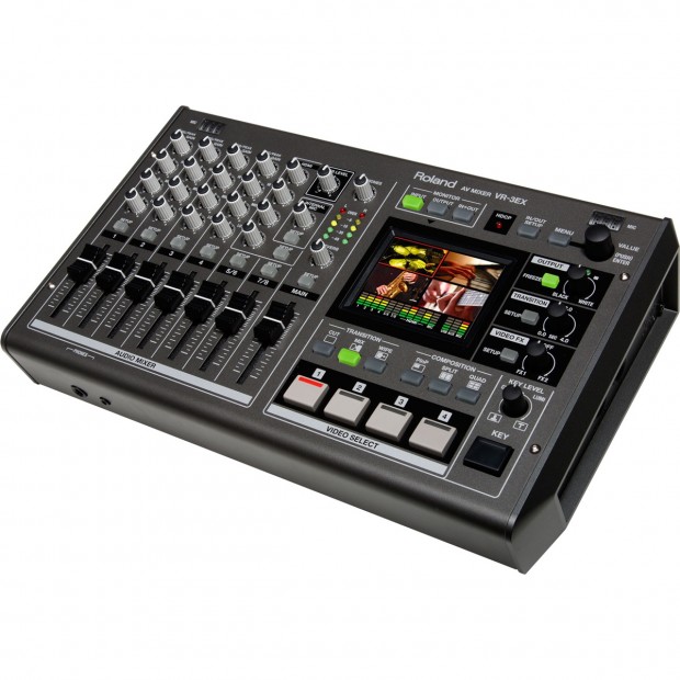 Roland VR-3EX AV Mixer with Built-In USB Port for Web Streaming
