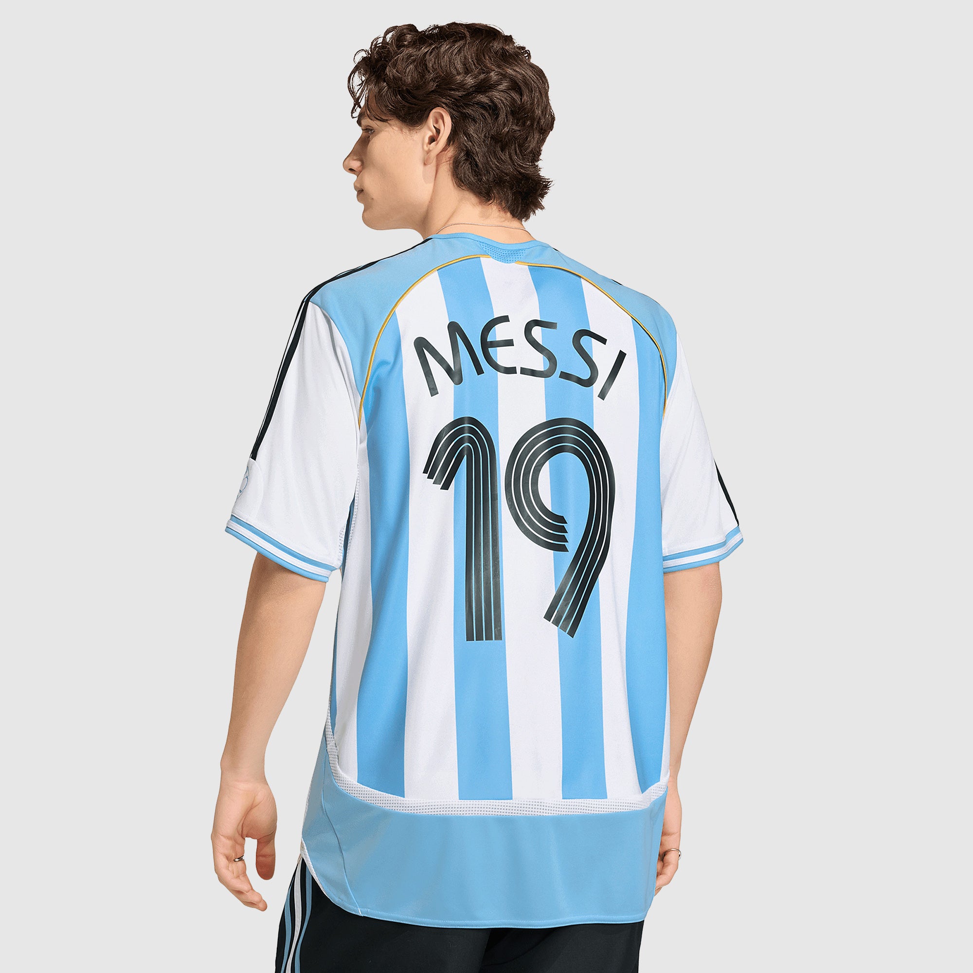 adidas Originals Argentina 2006 Home Jersey With Messi 19 - White