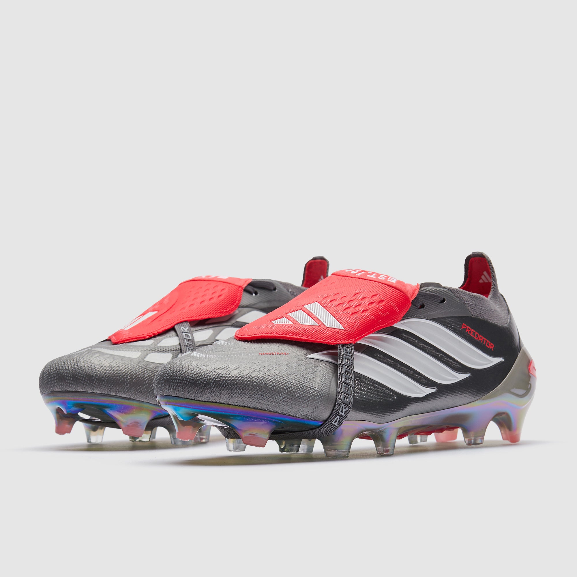 adidas Predator Elite Tongue Firm Ground - Iron Met./Ftwr White