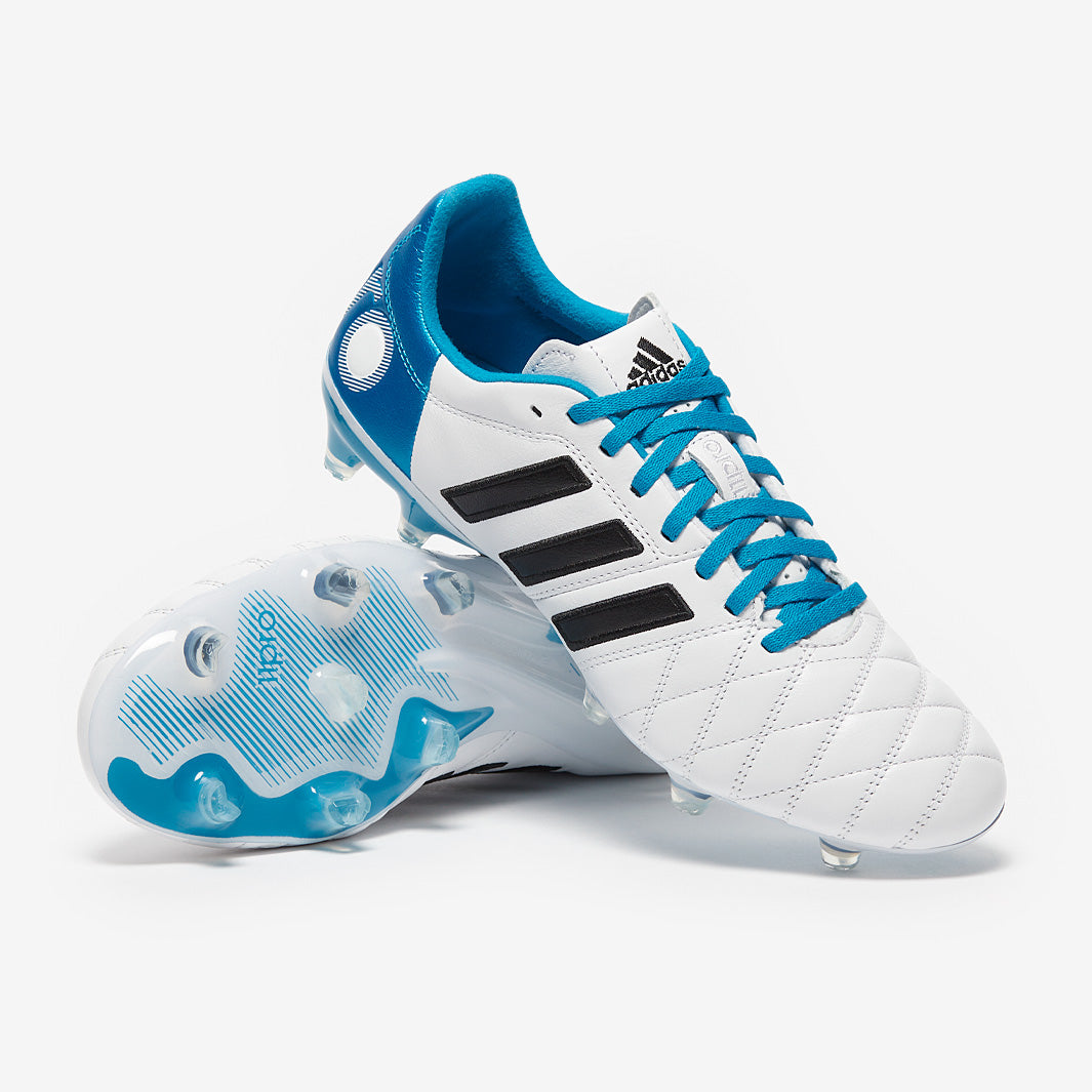 adidas adiPURE 11Pro TRX FG - White/Core Black/Solar Blue - Mens Boots