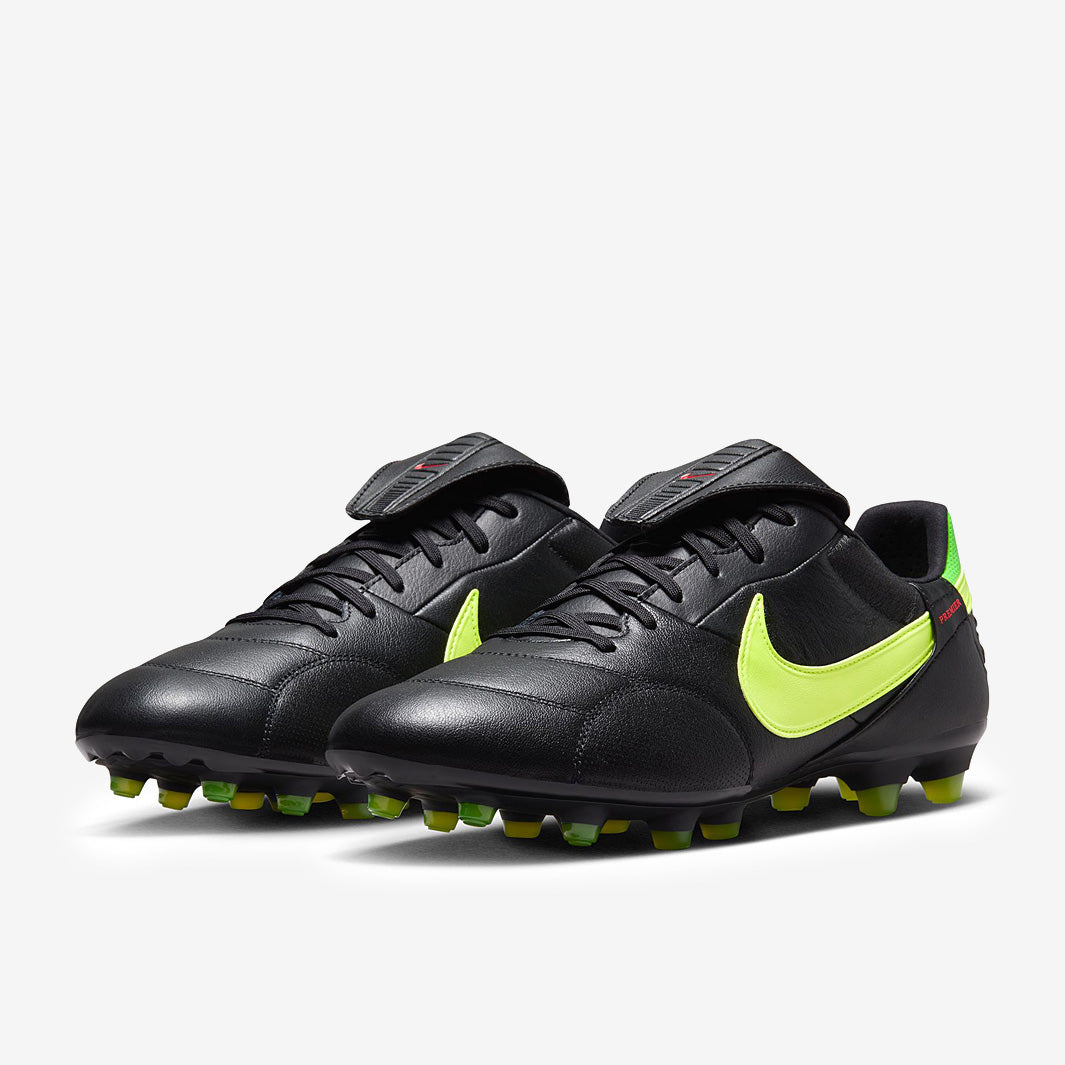 Nike The Premier III Firm Ground - Black/Volt/Green Strike/Bright