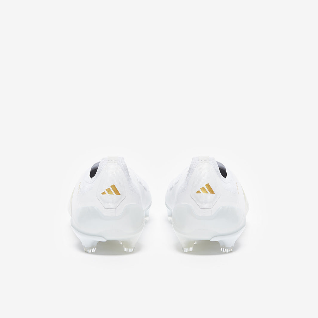 adidas Predator Elite Laceless Firm Ground - Ftwr White/Gold Met