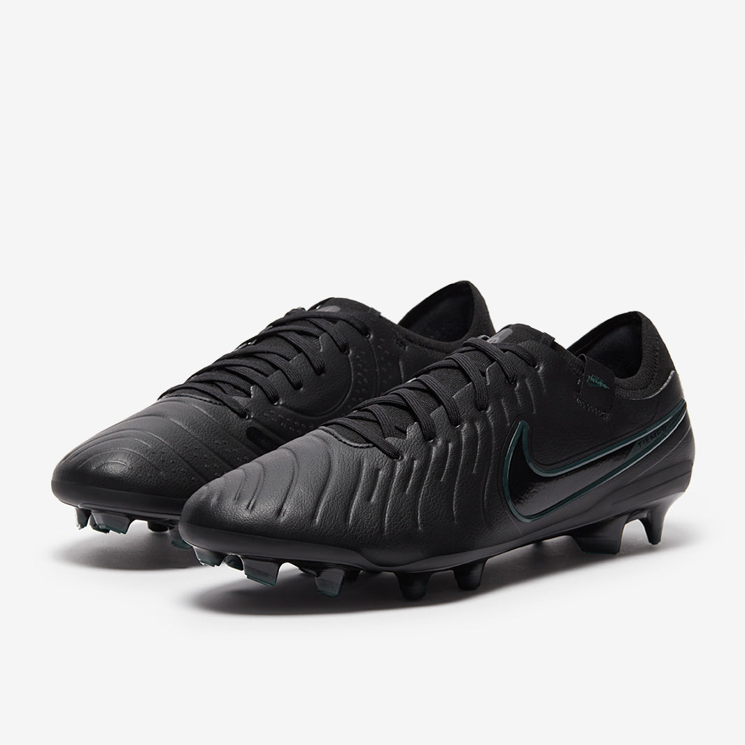 Nike Tiempo Legend X Pro Firm Ground - Black/Black/Deep Jungle