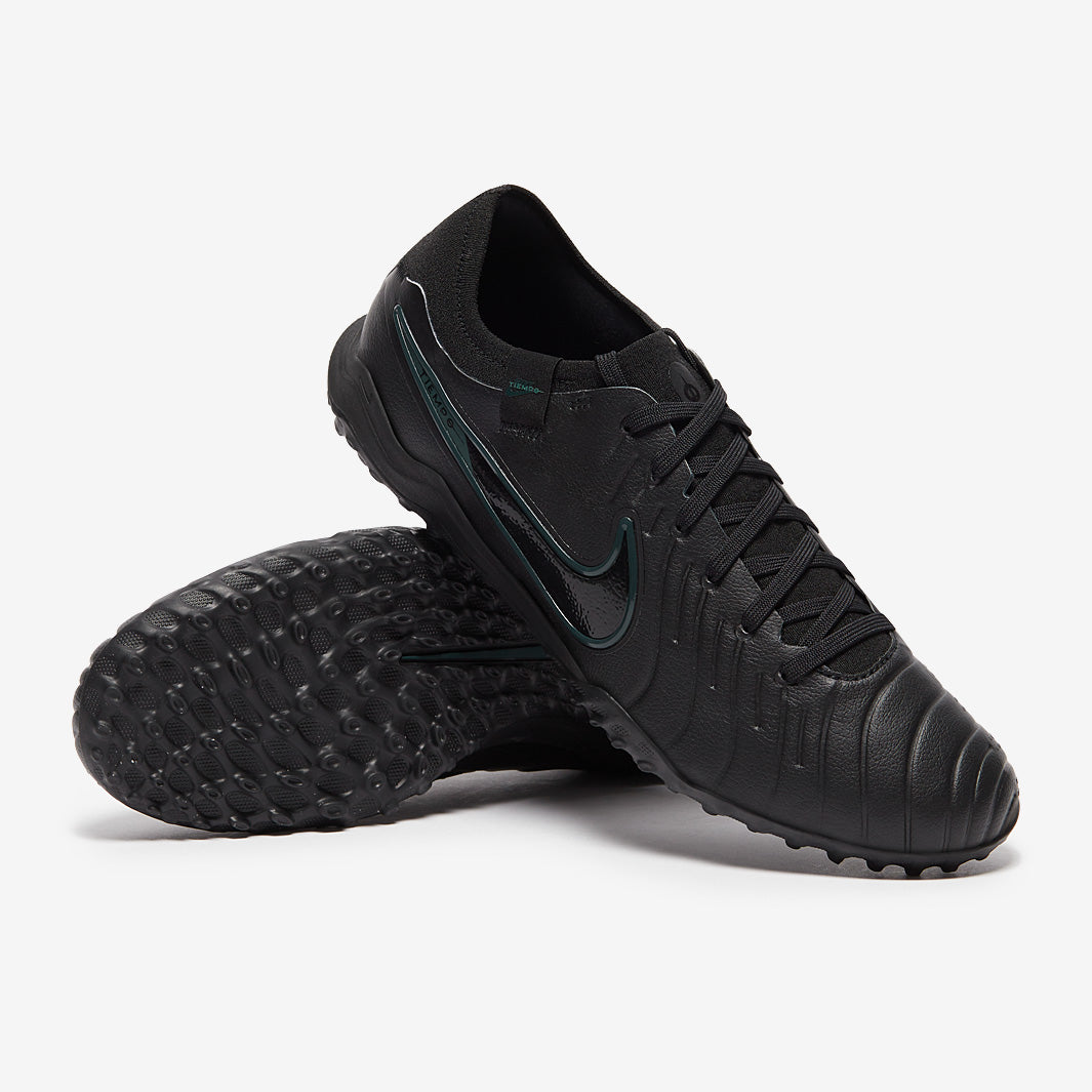 Nike Tiempo Legend X Pro Turf - Black/Black/Deep Jungle - Adult Boots