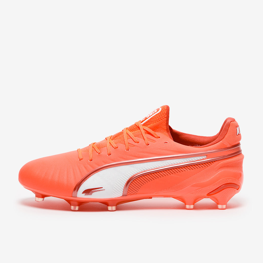 Puma King Ultimate FG/AG - Glowing Red/Puma White/Red Fire - Adult