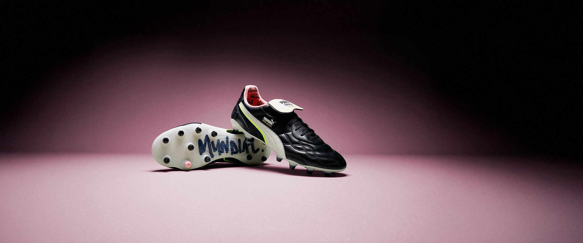 Puma King Top x Mundial SE FG/AG - Puma Black/Puma White/Poison
