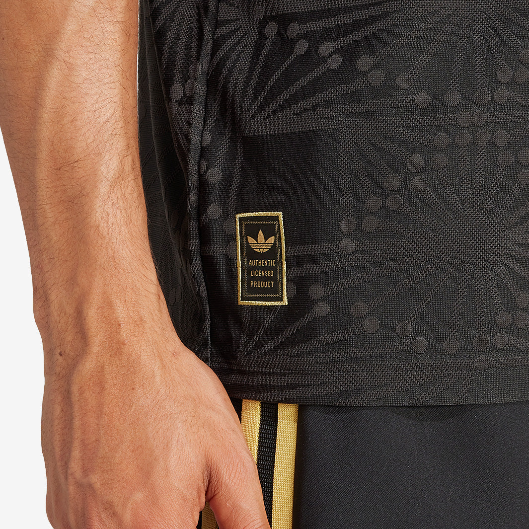 adidas Originals Mexico 2025 Gold Jersey - Black - Mens Replica