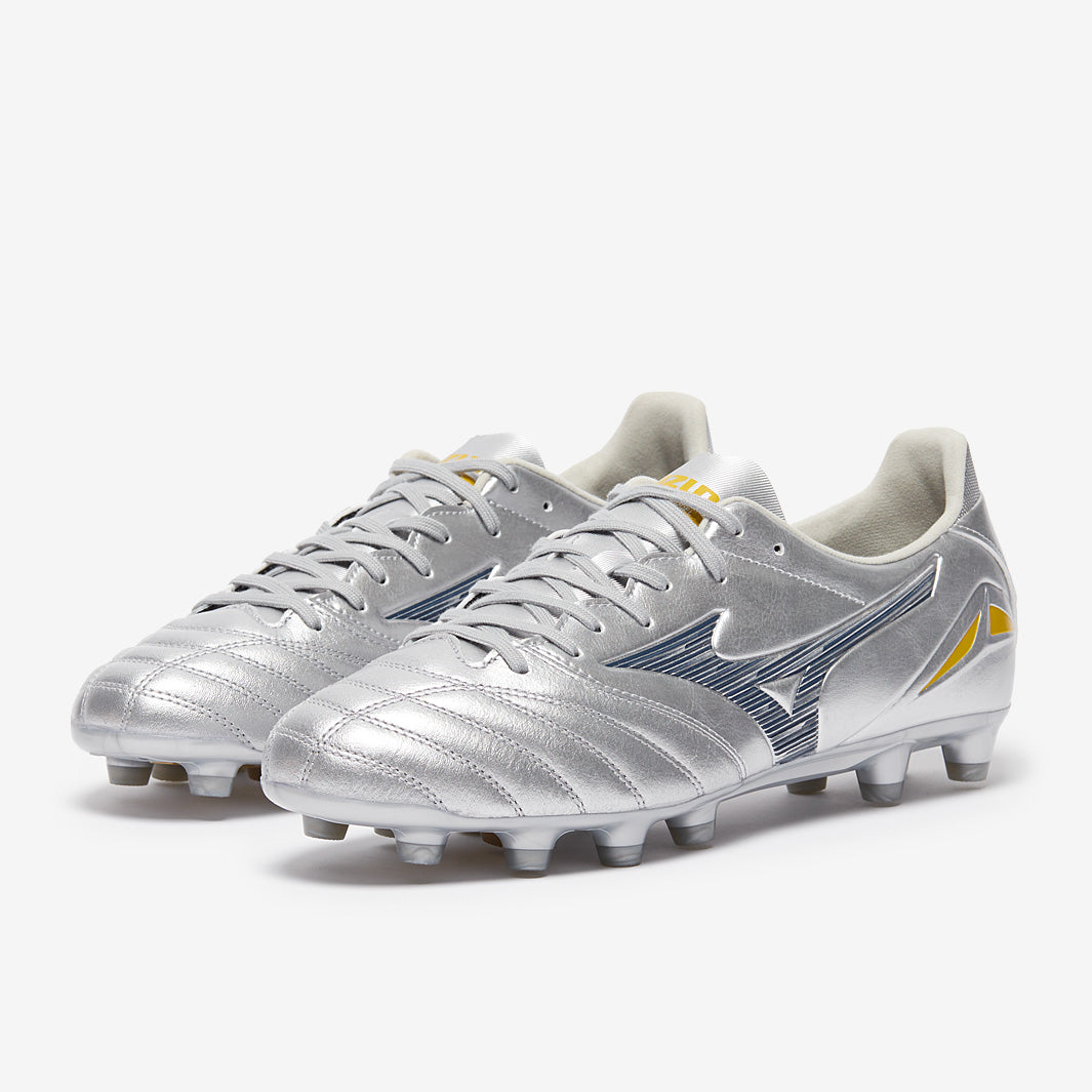 Mizuno Morelia Neo IV Pro Firm Ground - Galaxy Silver/Gold/Cool