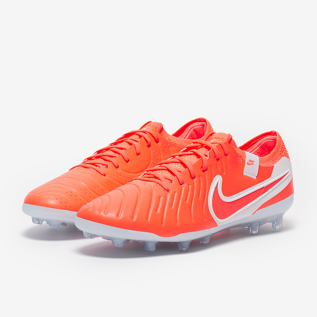 Nike Tiempo Legend X Elite Artificial Grass-Pro - Hot Lava/White