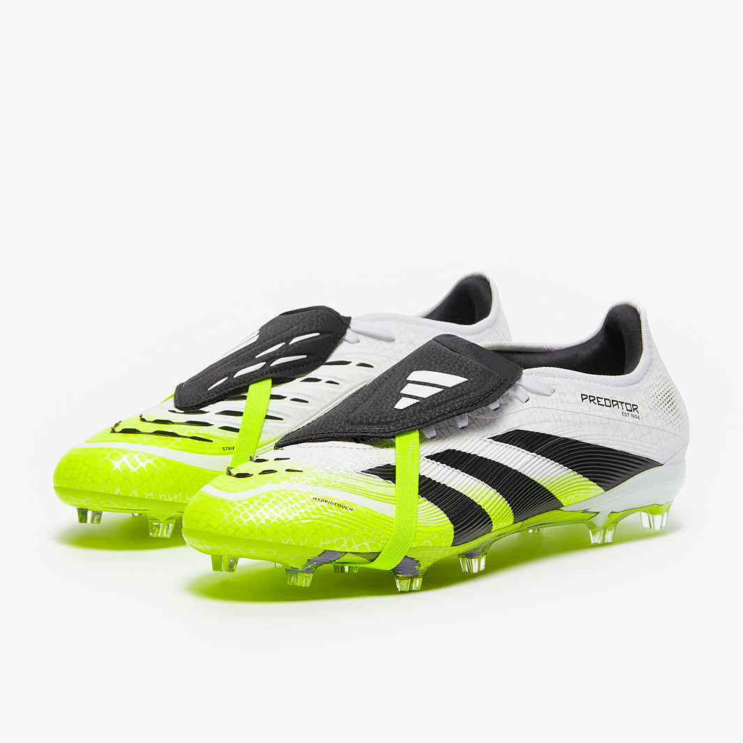 adidas Predator Pro Tongue Firm Ground - Ftwr White/Core Black