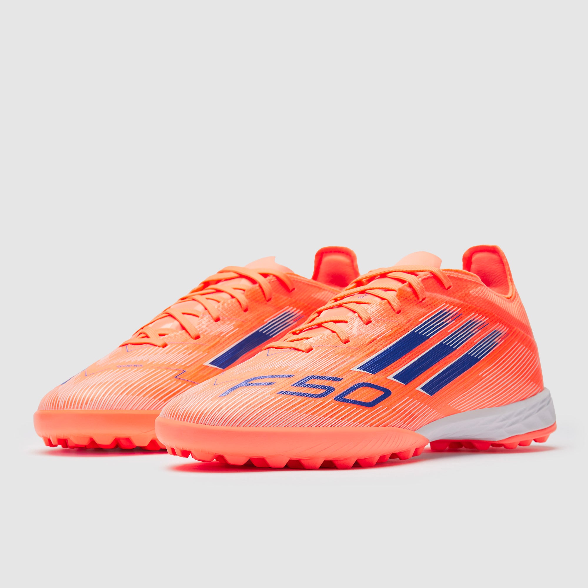 adidas F50 Pro Turf - Beam Orange/Lucid Blue/Ftwr White - Adult Cleats