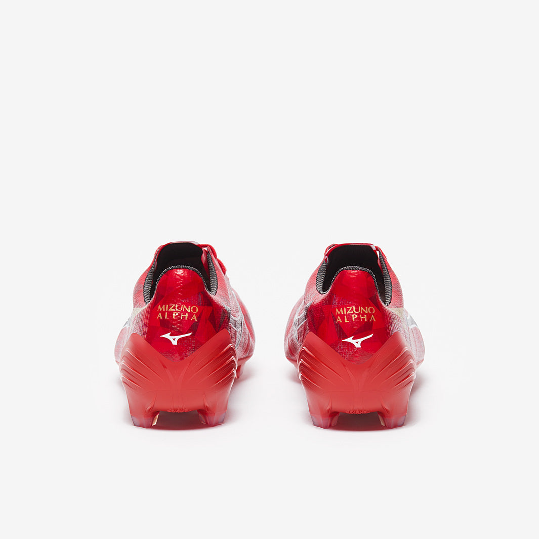 Mizuno Alpha II Made in Japan Firm Ground - Morelia 40th Red/Black