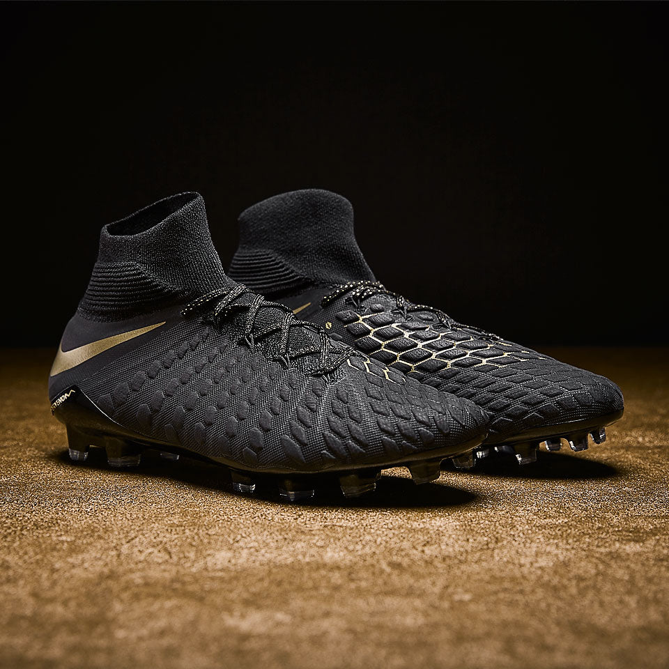 Nike Hypervenom Phantom III Elite DF FG - Black/Metallic Vivid