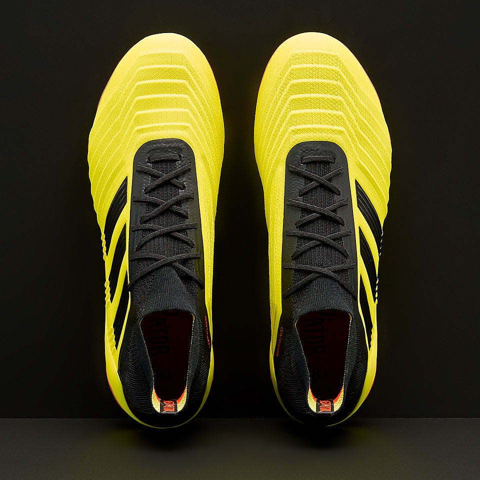 adidas Predator 18.1 FG - Mens Soccer Cleats - Firm Ground - Yellow
