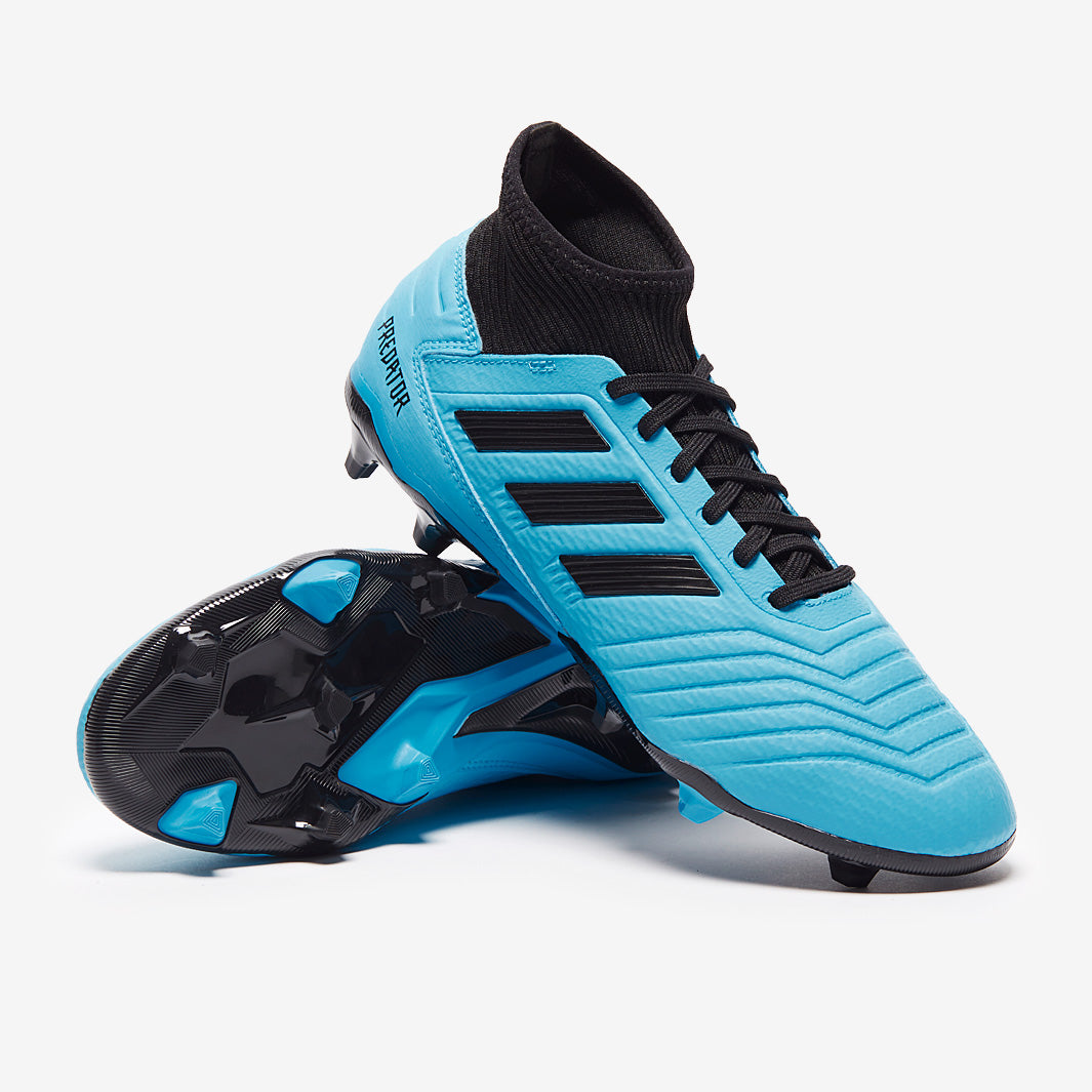 adidas Predator 19.3 FG - Bright Cyan/Core Black/Yellow - Firm