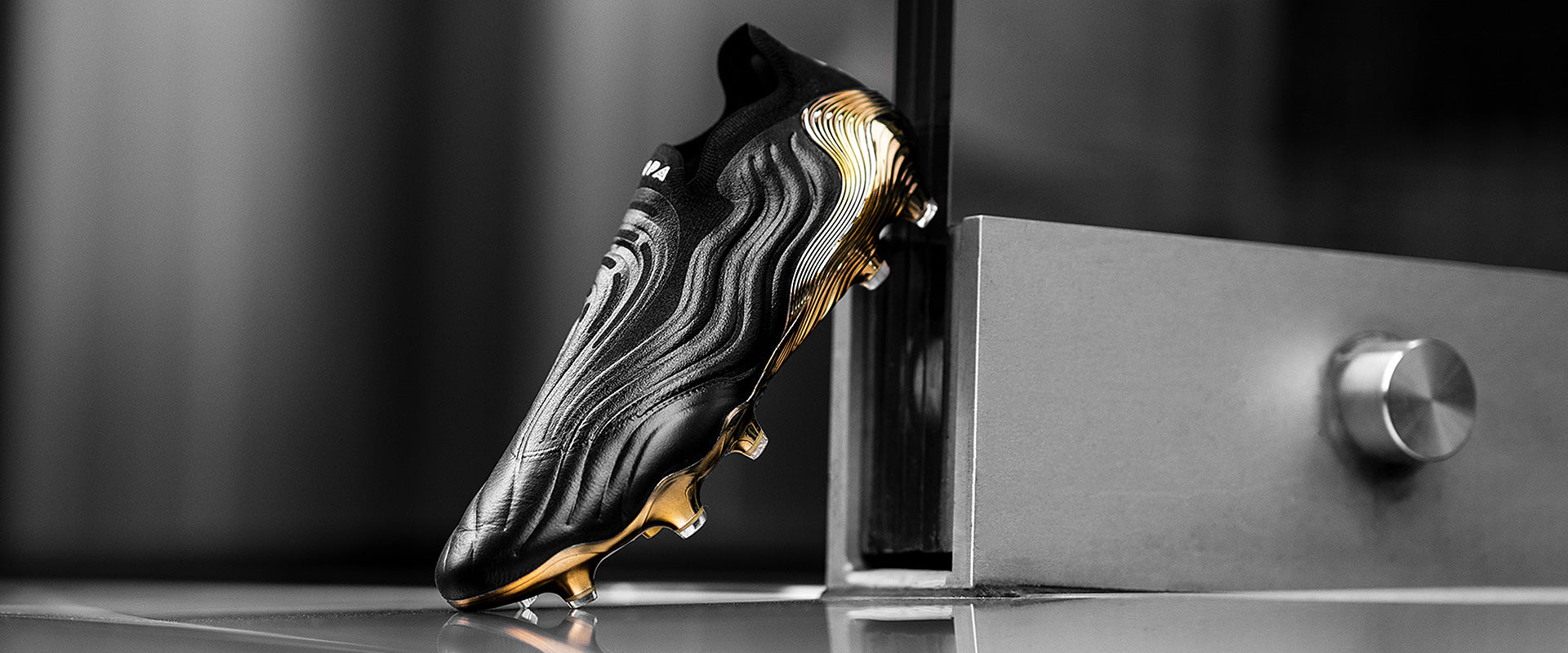 adidas Copa Sense+ FG - Core Black/White/Gold Metallic - Firm