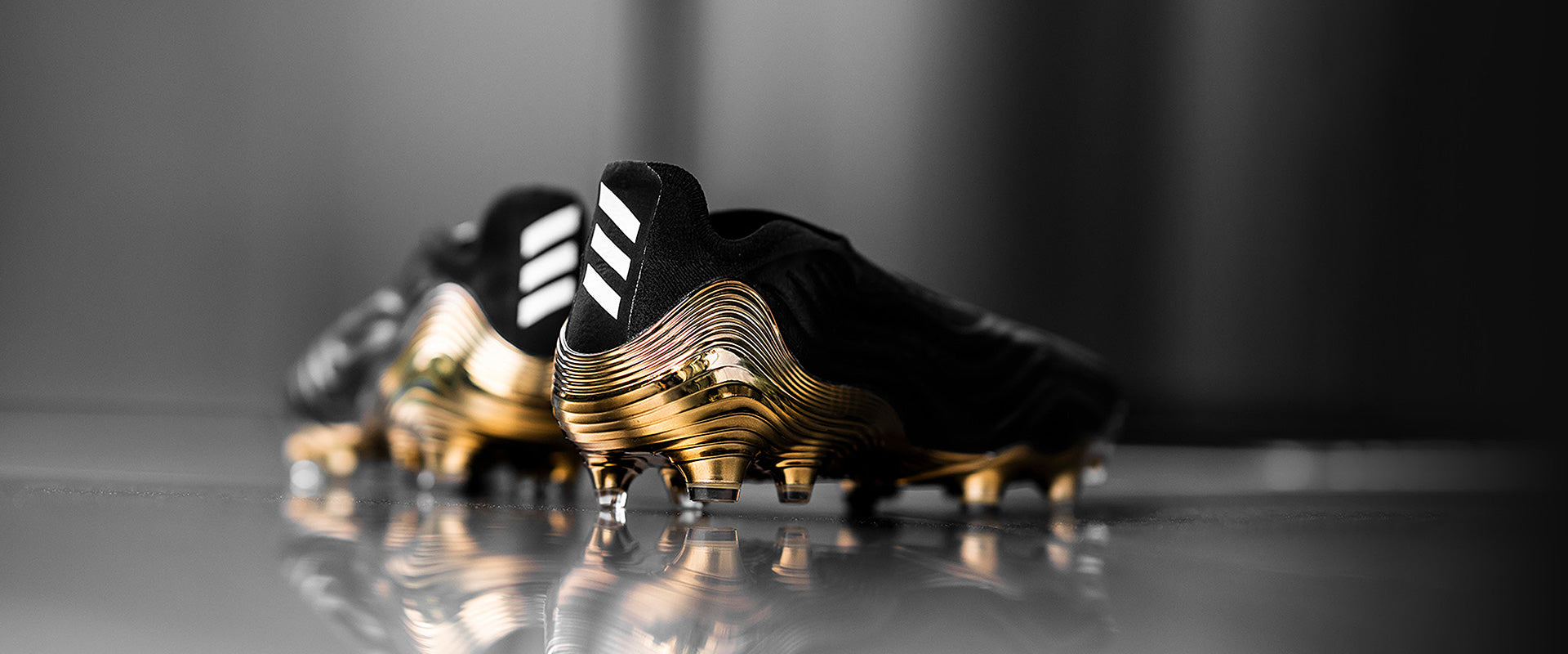 adidas Copa Sense+ FG - Core Black/White/Gold Metallic - Firm