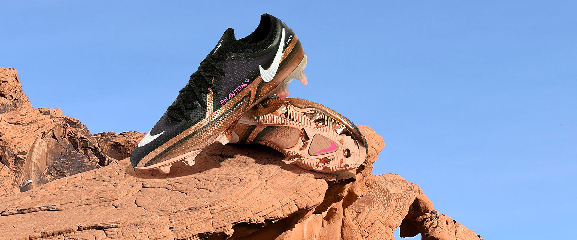 Nike Phantom GT2 Elite FG - Metallic Copper/White/Black - Mens Boots