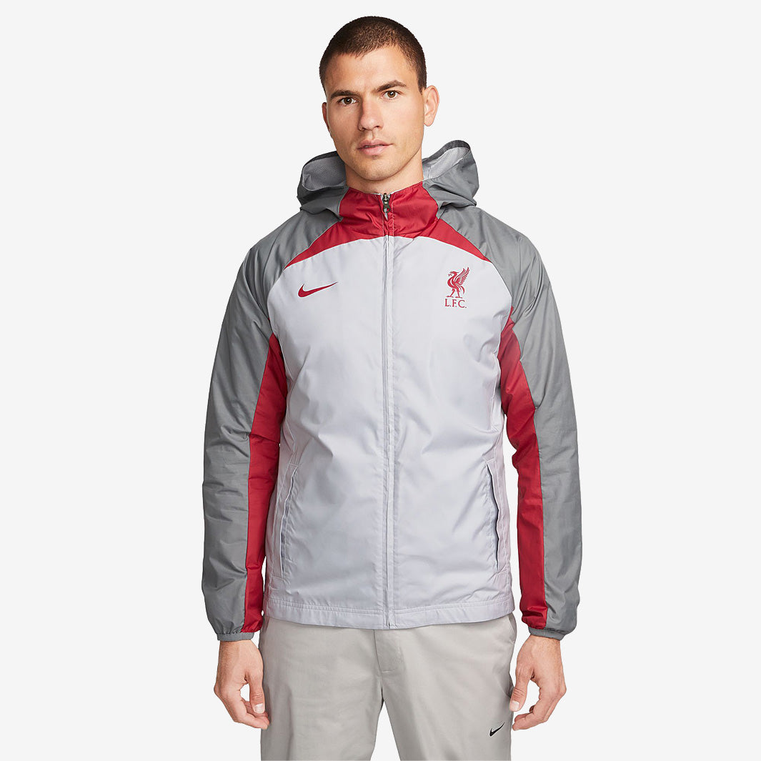 Nike Liverpool FC 23/24 AWF Jacket - Wolf Grey/Smoke Grey/Tough