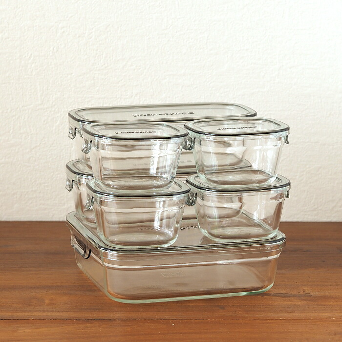 イワキ パック＆レンジ クールグレー システムセット / iwaki 【26SPR