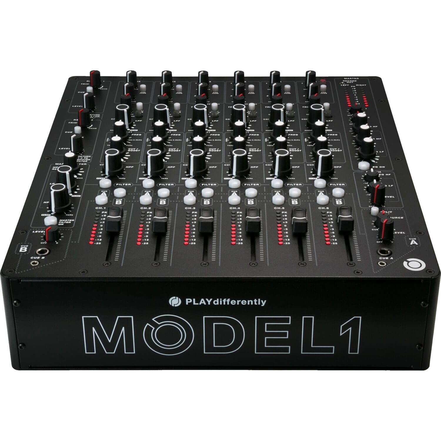 PLAYdifferently MODEL 1 Premium 6-Channel Analog DJ Mixer (Open