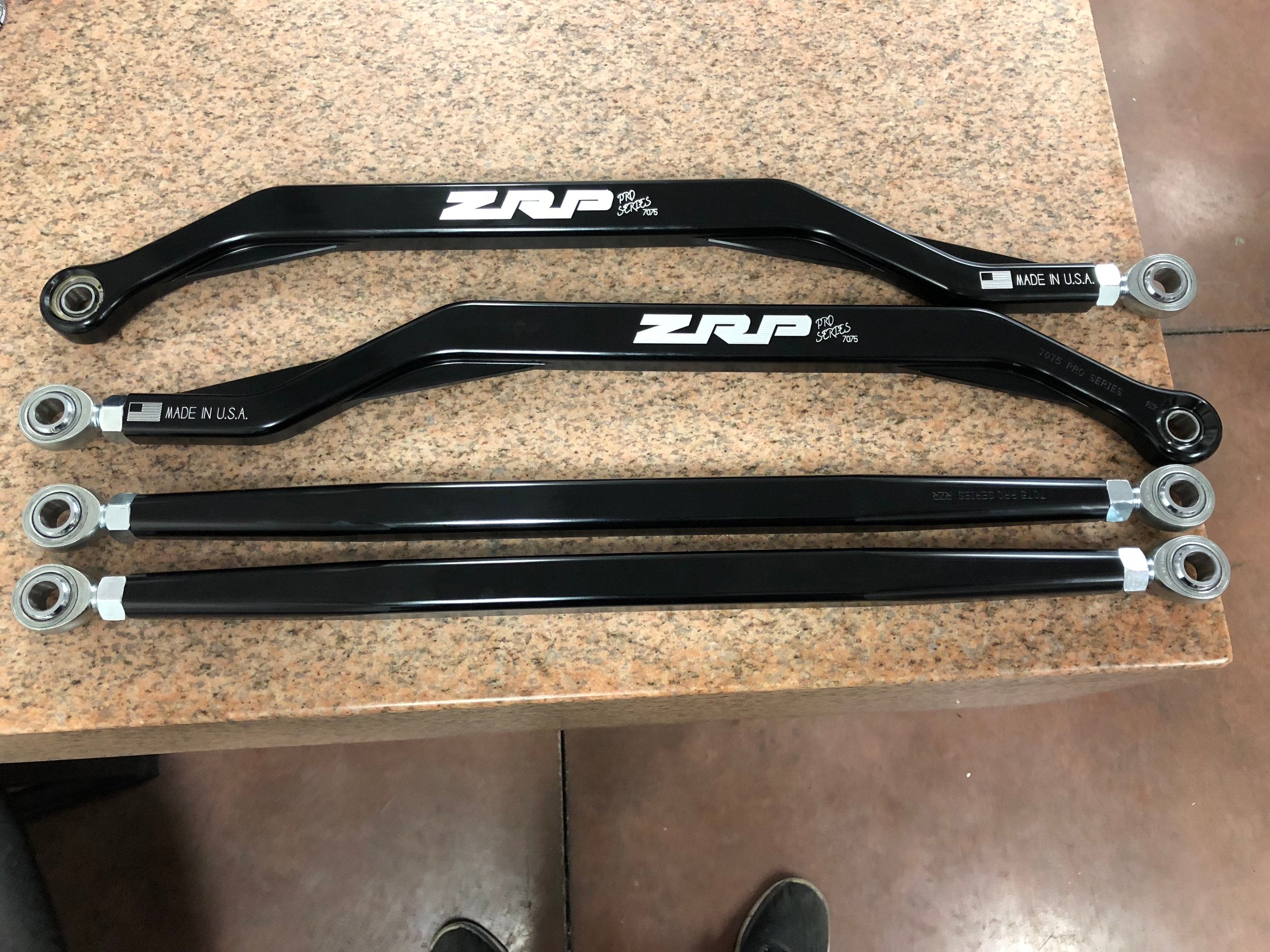 7075 HIGH CLEARANCE RZR Radius Rod Set by ZRP (Zollinger) – Pro