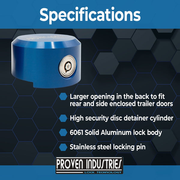 Model 400XL | Aluminum Puck Lock | Proven Industries