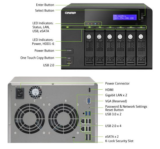 TS-669 Pro | ハードウェア仕様 | QNAP