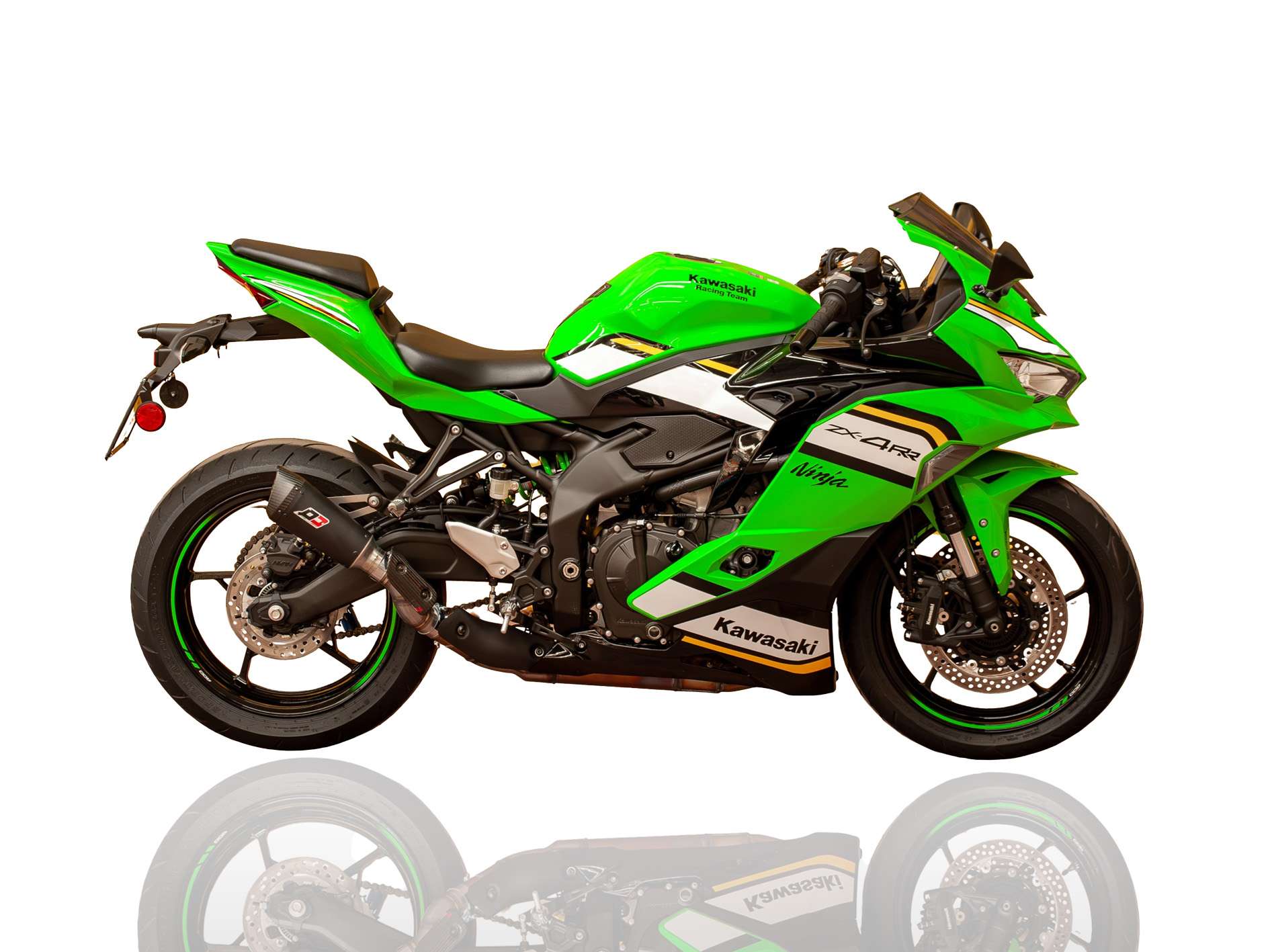 KAWASAKI ZX4RR SLIP-ON GUNSHOT DARK MATTER - QD Exhaust