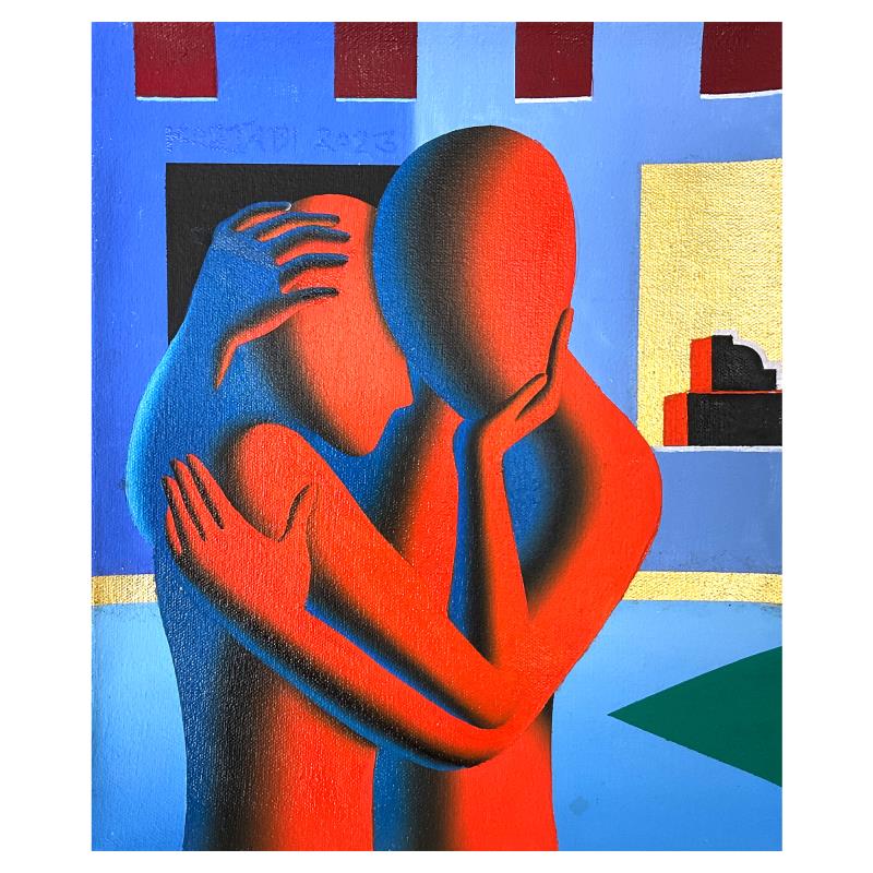 ☆マークコスタビ MARK KOSTABI 2001年 アクリル画1点物