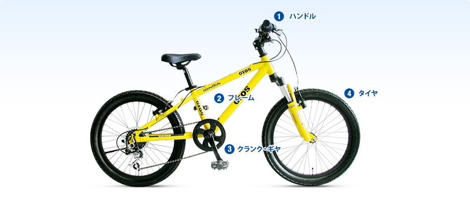 20インチのジュニア・キッズ用マウンテンバイク（MTB）の特徴・選び方