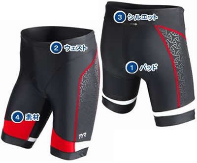 トライアスロン用メンズパンツ・ショーツの特徴・選び方を詳しく解説