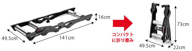 ELITE（エリート）Arion Al13 （アリオンエーエル13）三本ローラー台
