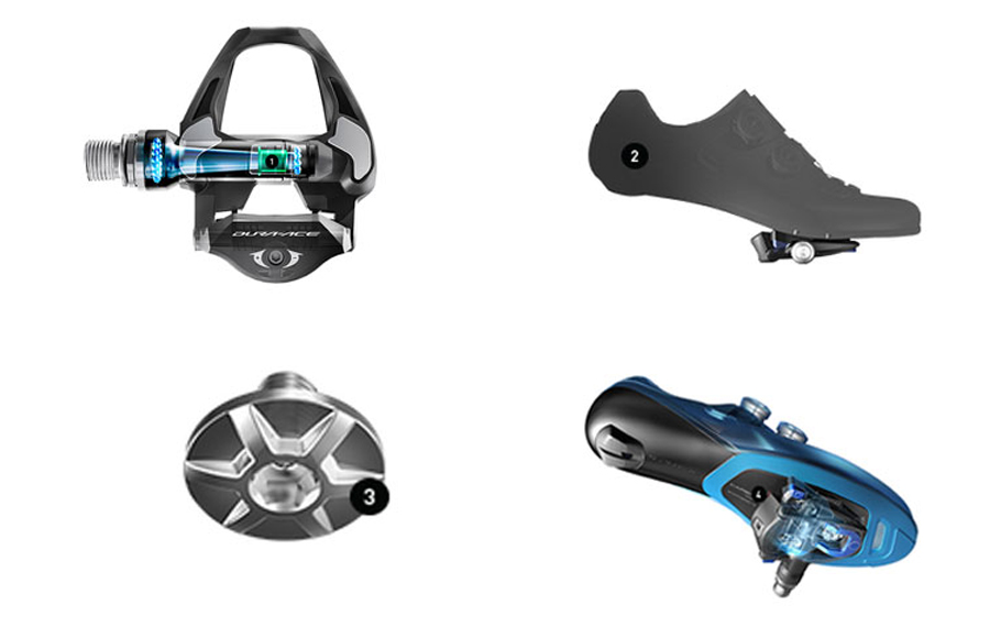 SHIMANO（シマノ）PD-R9100-L SPD-SL ビンディングペダル +4mm軸仕様