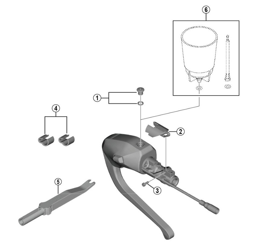 SHIMANO（シマノ）ST-R9180 STIレバー デュアルコントロールレバー Di2