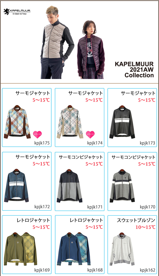 KAPELMUUR（カペルミュール）サーモジャケット ボーダー デニム