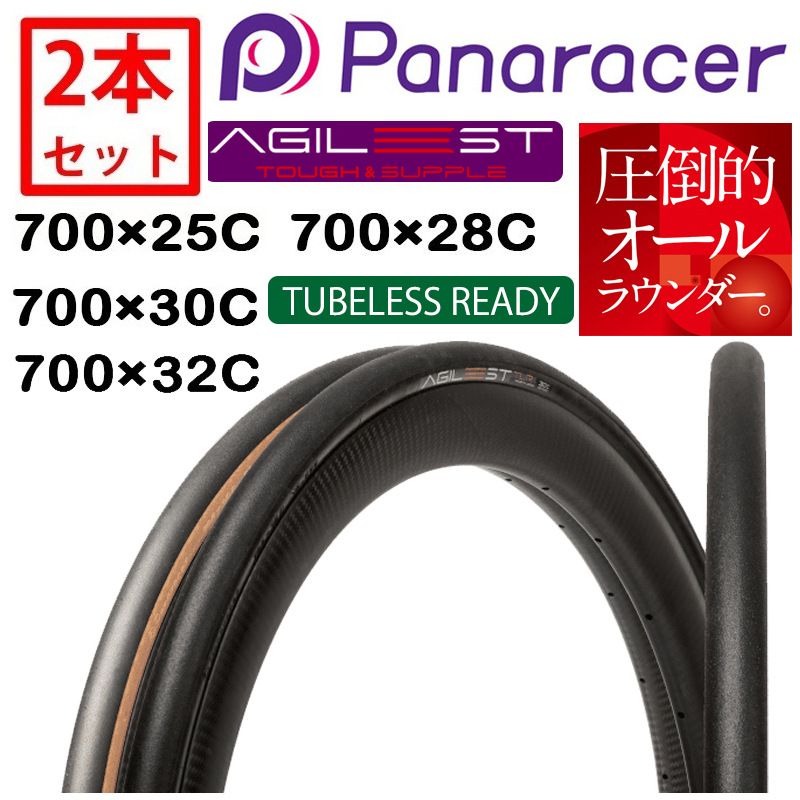 Panaracer（パナレーサー）【2本セット】AGILEST TLR（アジリスト