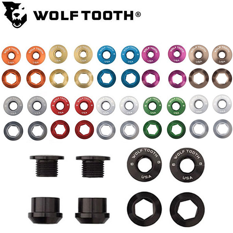 Wolftooth（ウルフトゥース）シングルチェーンリングボルト&ナット