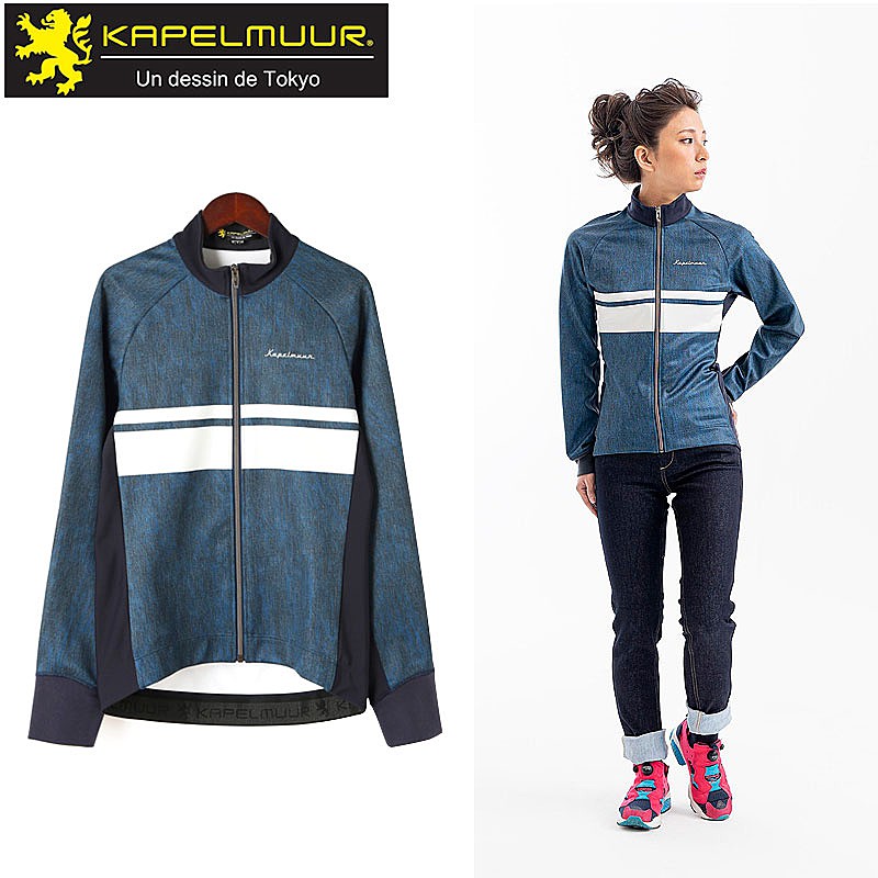 KAPELMUUR（カペルミュール）サーモジャケット ボーダー デニム