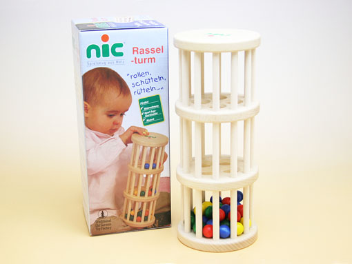 木のおもちゃ カルテット / ドラム玉落とし｜ニック社 正規品｜ドイツ