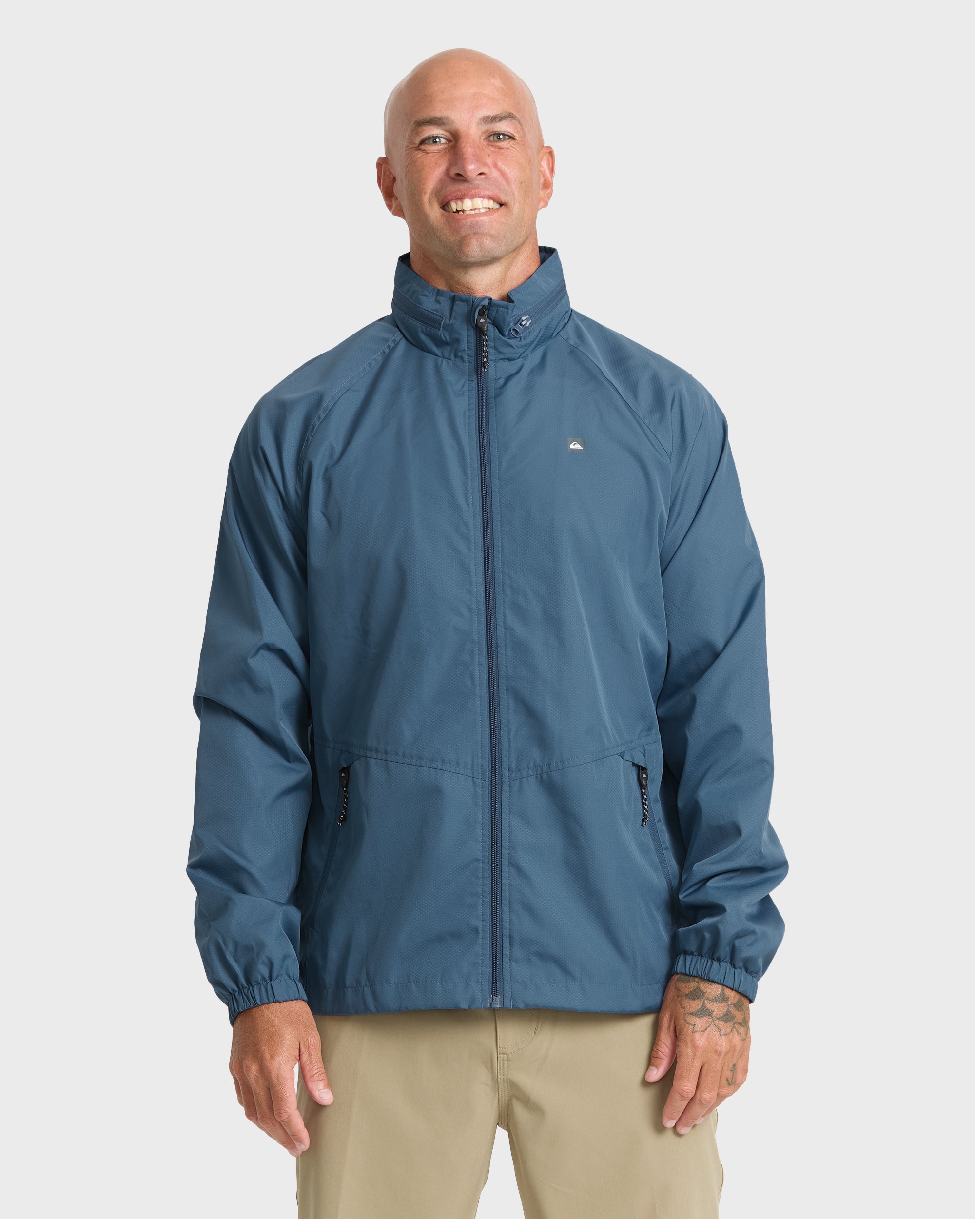 Waterman Shell Shock Water-Resistant Windbreaker - Ensign Blue